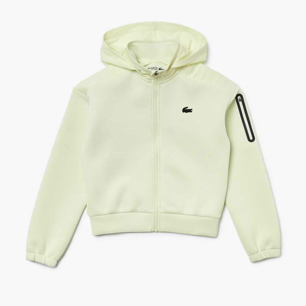 Lacoste SPORT Loose Fit Zip Gula | ZQFDH-1683