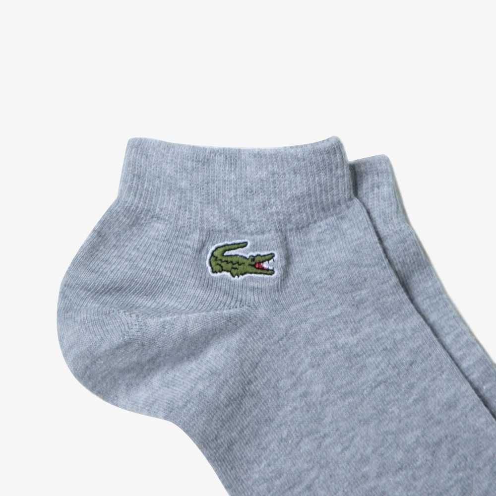 Lacoste SPORT Low-Cut 3-Pack Grå Marinblå Blå Vita | KCMLN-2497