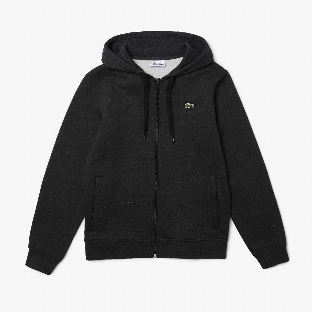 Lacoste SPORT Lätta Bi-material Hoodie Grå | FBXMA-9358