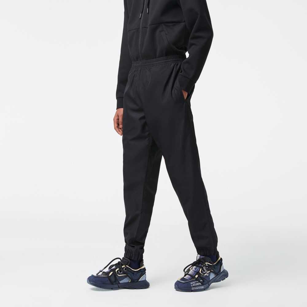 Lacoste SPORT Lätta Fabric Tracksuit Svarta | HUWIK-0913