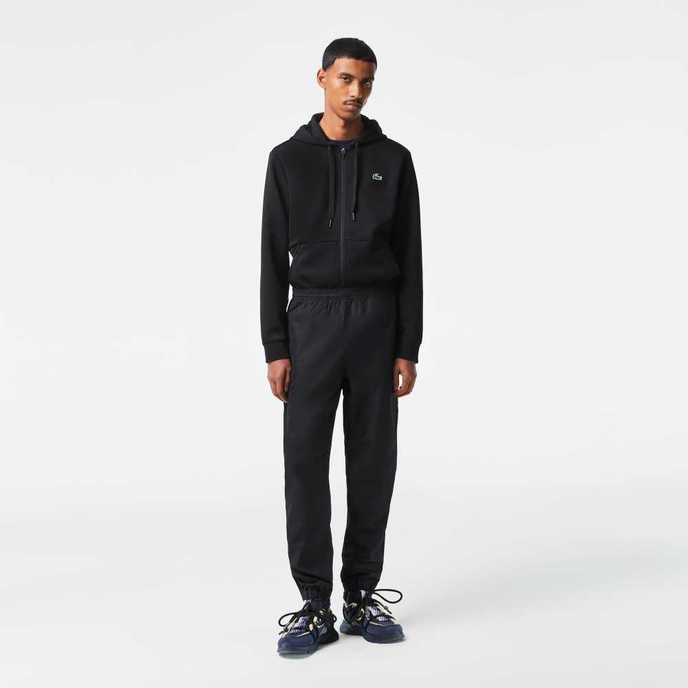 Lacoste SPORT Lätta Fabric Tracksuit Svarta | HUWIK-0913