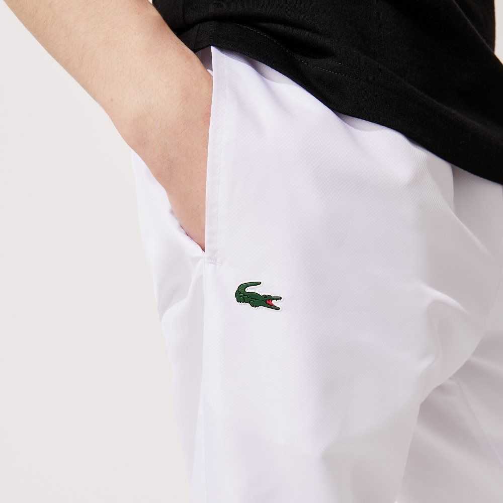 Lacoste SPORT Lätta Fabric Tracksuit Vita | EUDYI-1350