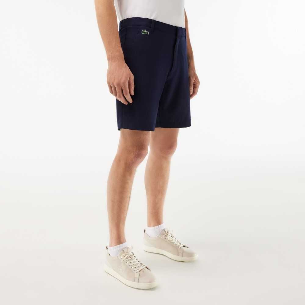 Lacoste SPORT Lätta Stretch Golf Shorts Marinblå Blå | ZGCML-6183