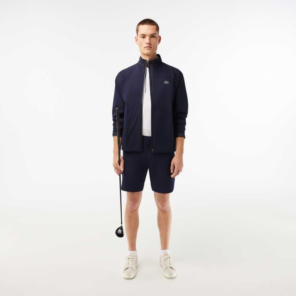 Lacoste SPORT Lätta Stretch Golf Shorts Marinblå Blå | ZGCML-6183