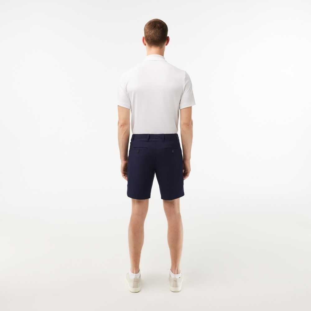 Lacoste SPORT Lätta Stretch Golf Shorts Marinblå Blå | ZGCML-6183