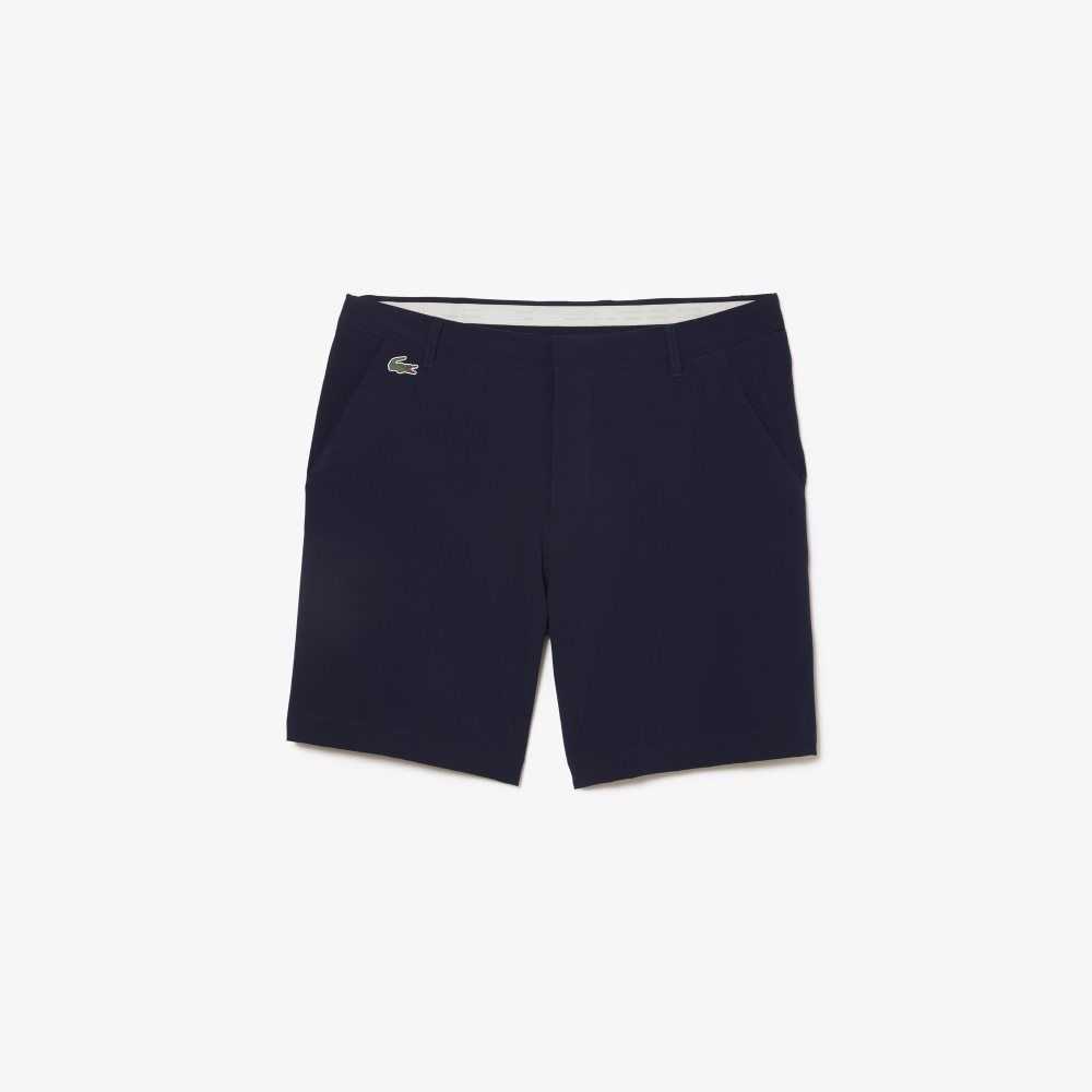 Lacoste SPORT Lätta Stretch Golf Shorts Marinblå Blå | ZGCML-6183