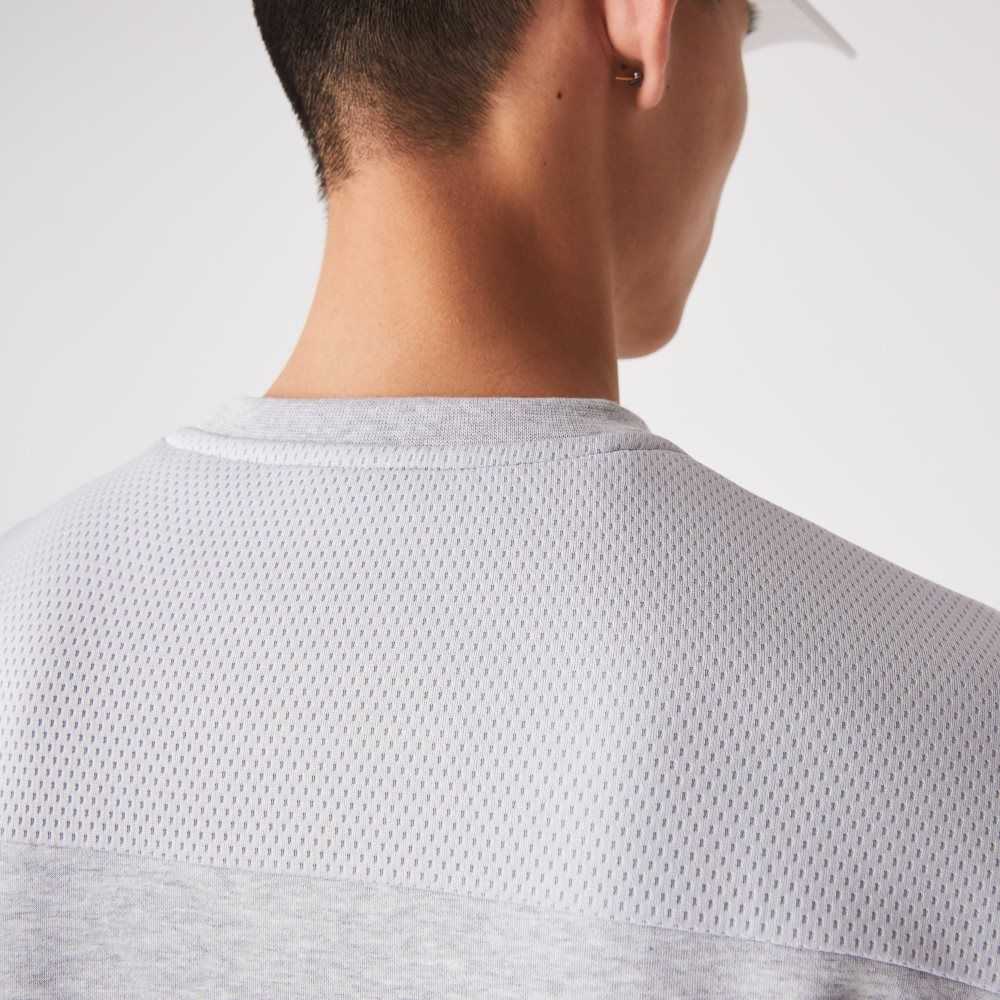 Lacoste SPORT Mesh Panels Grå Ljusgrå | FCAVG-3129