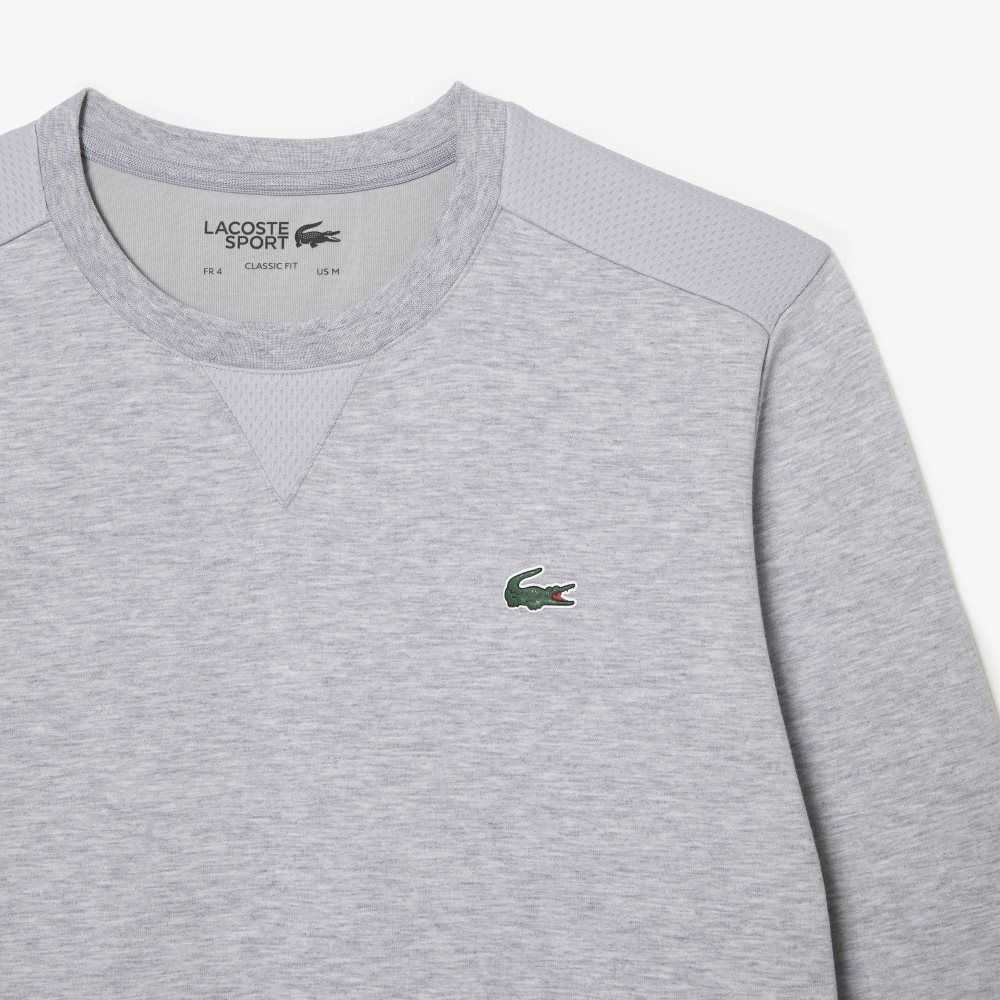 Lacoste SPORT Mesh Panels Grå Ljusgrå | FCAVG-3129