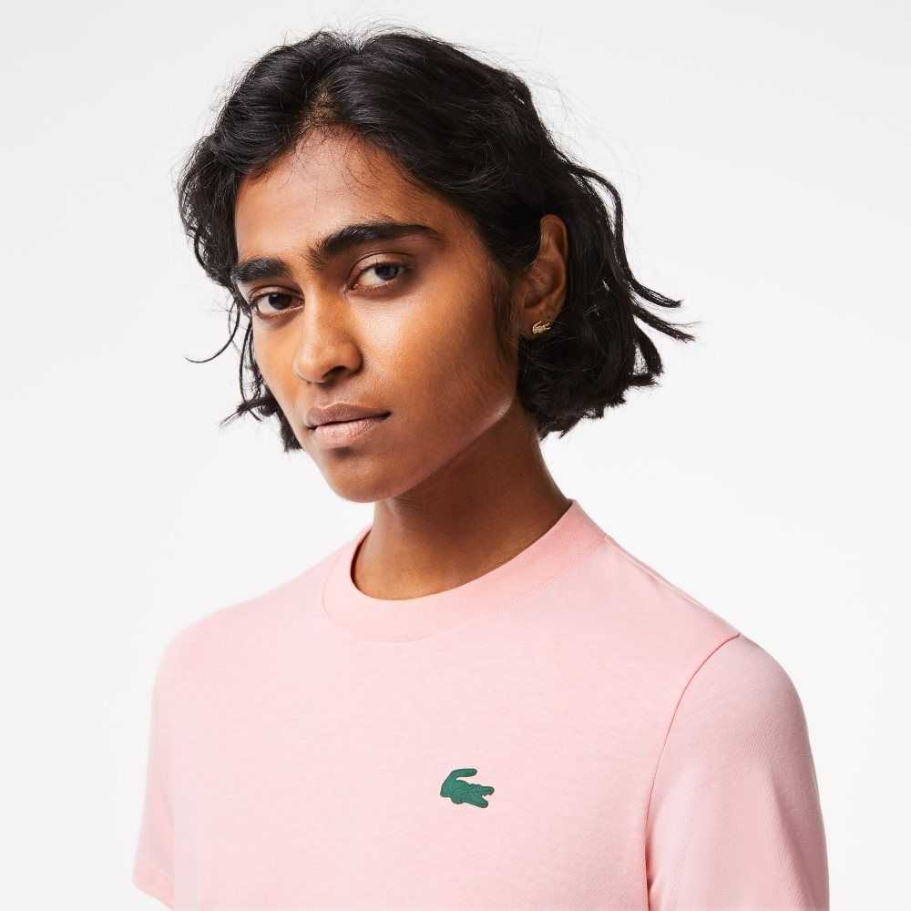 Lacoste SPORT Organic Bomull Jersey T-Shirt Rosa | XMFAN-0391