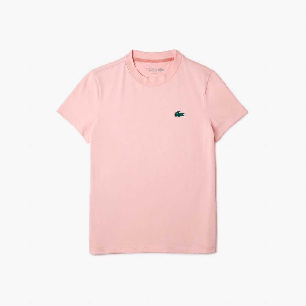 Lacoste SPORT Organic Bomull Jersey T-Shirt Rosa | XMFAN-0391