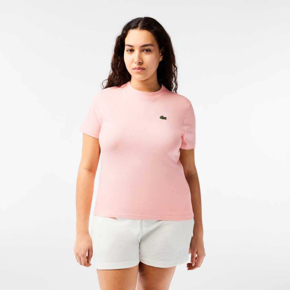 Lacoste SPORT Organic Bomull Jersey T-Shirt Rosa | XMFAN-0391