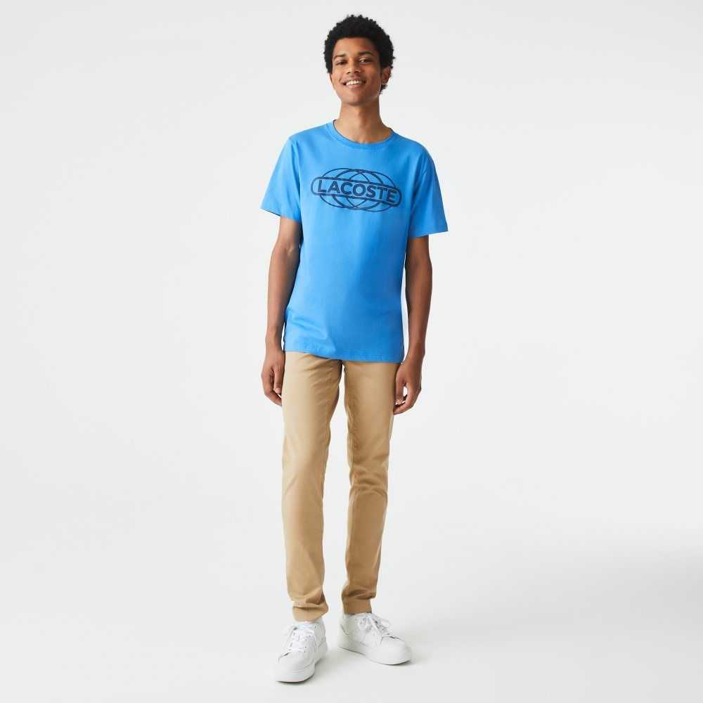 Lacoste SPORT Organic Jersey Blå | HSAYD-8954