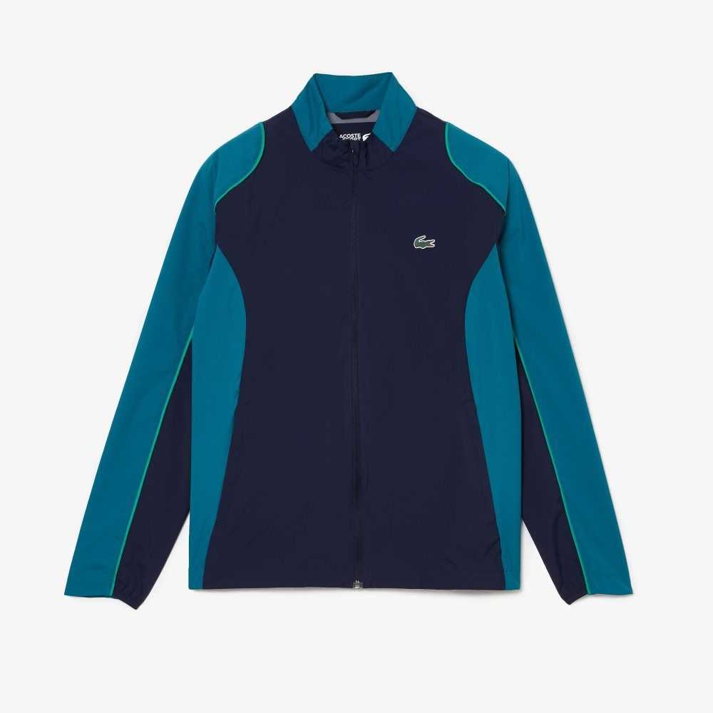 Lacoste SPORT Packable Golf Marinblå Blå Gröna | JPHDG-3628