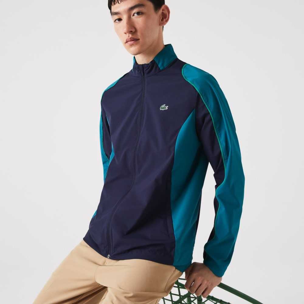 Lacoste SPORT Packable Golf Marinblå Blå Gröna | JPHDG-3628