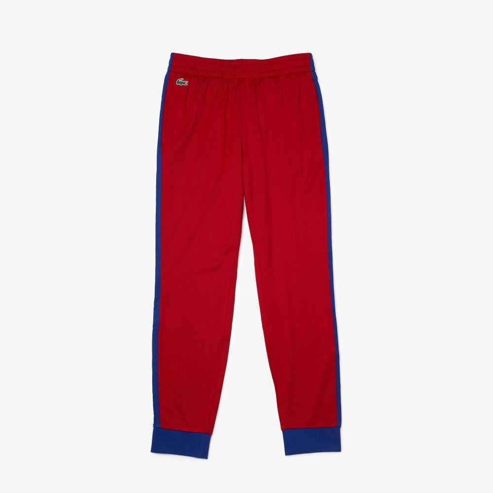 Lacoste SPORT Pique Jogging Röda Blå Vita | MSCDR-8154