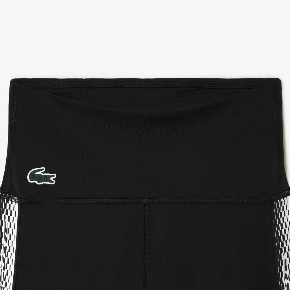 Lacoste SPORT Recycled Polyester Cycle Svarta | KDQZY-0625