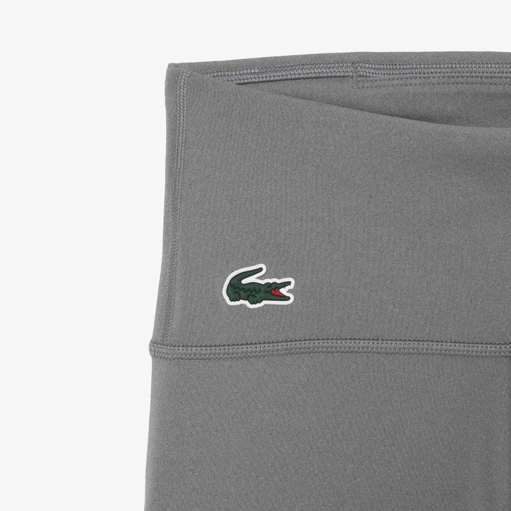 Lacoste SPORT Recycled Polyester Sculpting Leggings Grå | WFBRD-0683