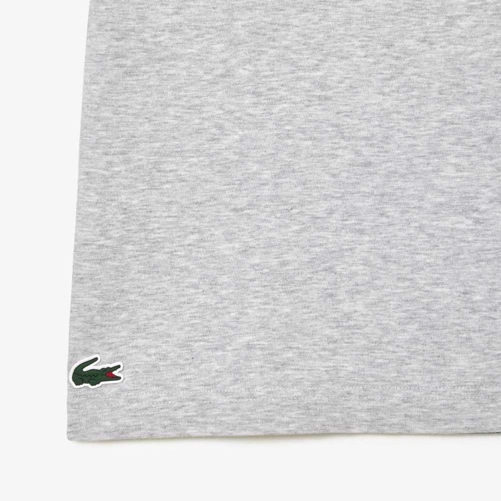 Lacoste SPORT Regular Fit Organic Bomull Grå | KNUQF-5642