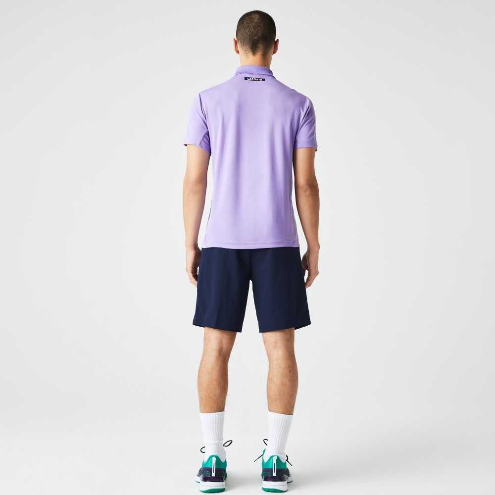 Lacoste SPORT Regular Fit Seamless Tennis Marinblå Blå | YXMCI-2013