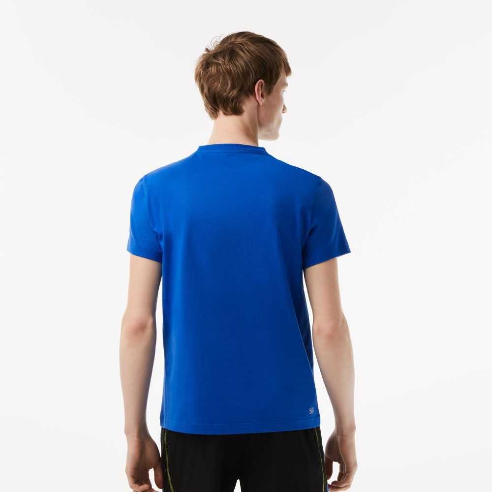 Lacoste SPORT Regular Fit with Contrast Branding Blå | CBNJO-3295