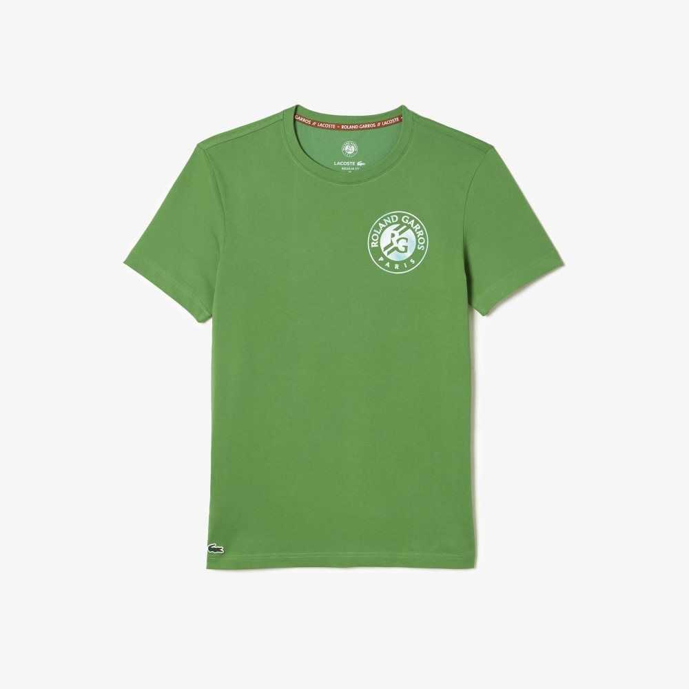 Lacoste SPORT Roland Garros Edition Logo Gröna | BRIQW-7491