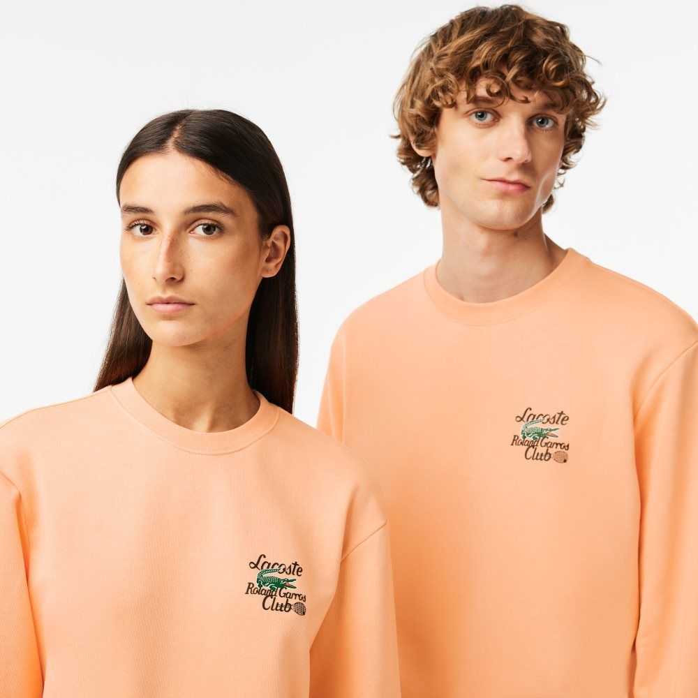 Lacoste SPORT Roland Garros Edition Organic Bomull Ljusorange | KPHSD-6203