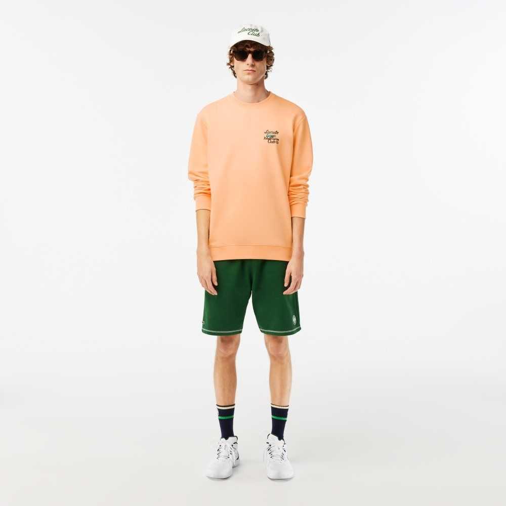 Lacoste SPORT Roland Garros Edition Organic Bomull Ljusorange | KPHSD-6203