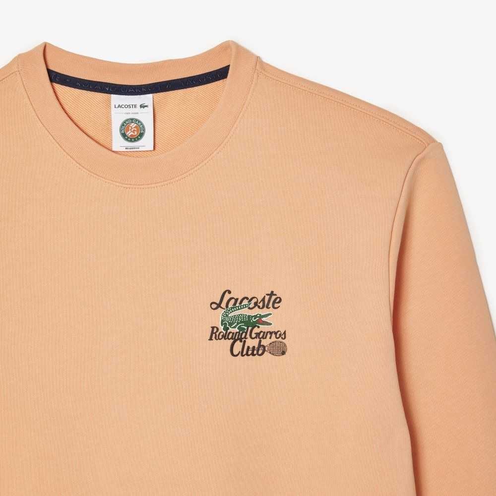 Lacoste SPORT Roland Garros Edition Organic Bomull Ljusorange | KPHSD-6203