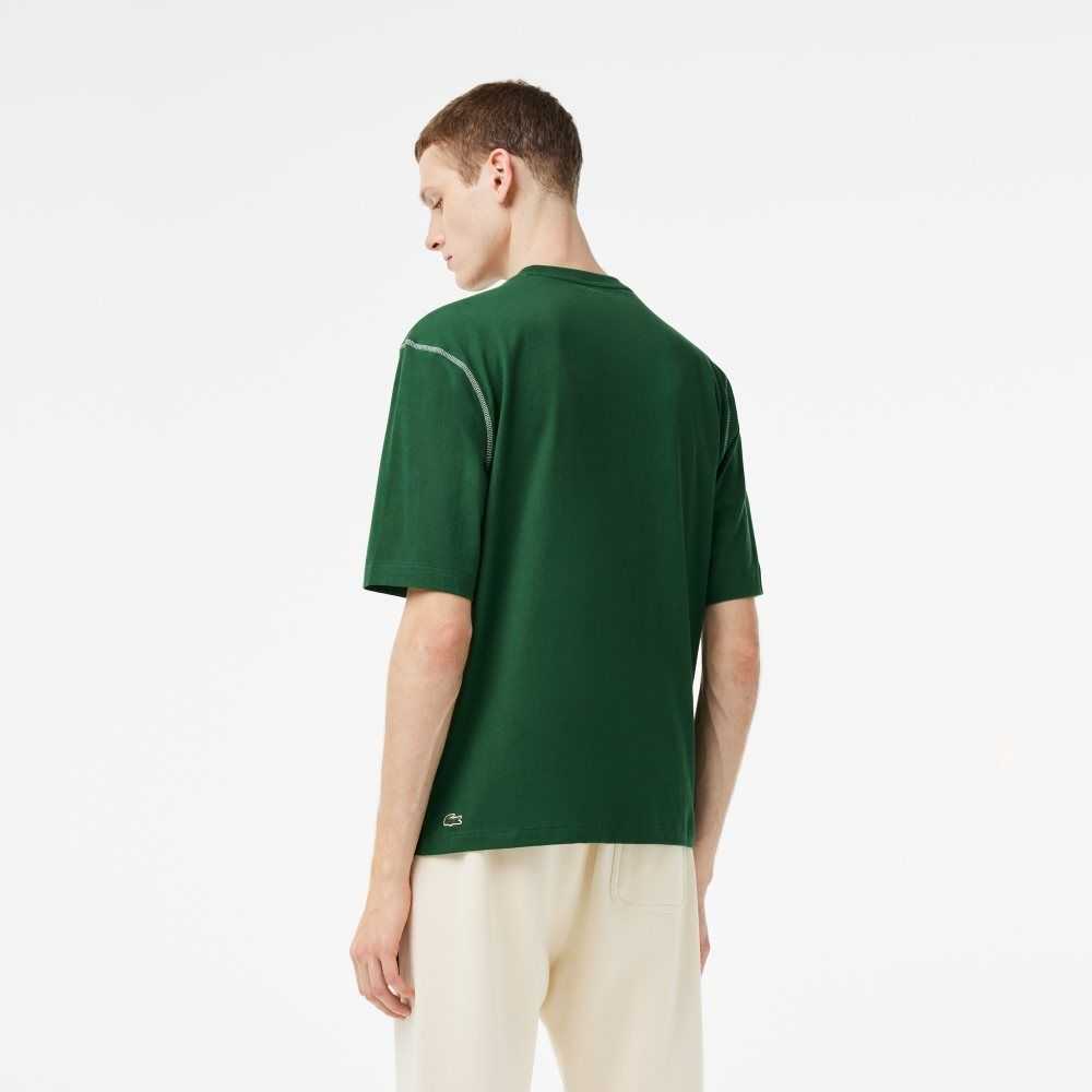 Lacoste SPORT Roland Garros Edition Tjock Jersey Gröna | BXLMH-1087