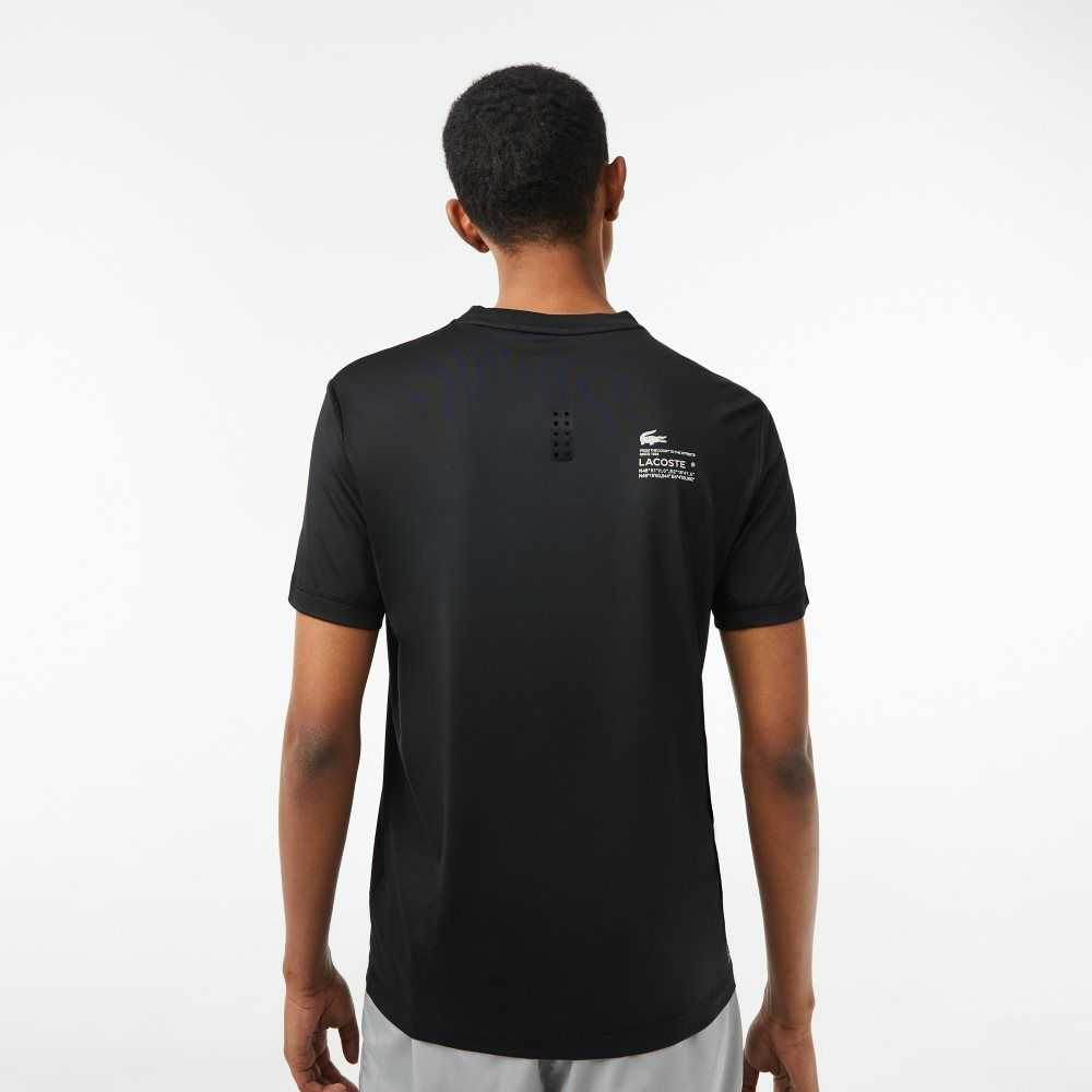 Lacoste SPORT Slim Fit Stretch Jersey Svarta | FUGQL-4678