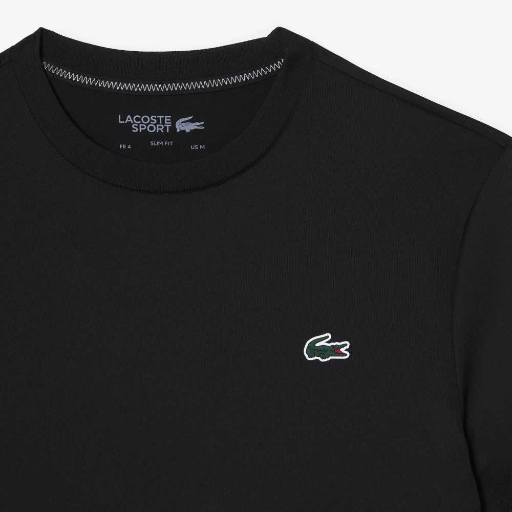 Lacoste SPORT Slim Fit Stretch Jersey Svarta | FUGQL-4678