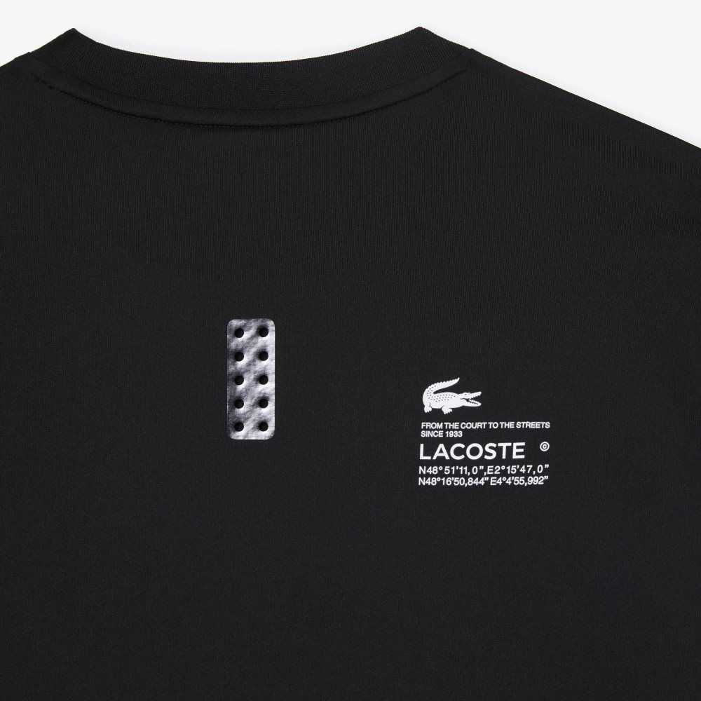 Lacoste SPORT Slim Fit Stretch Jersey Svarta | FUGQL-4678