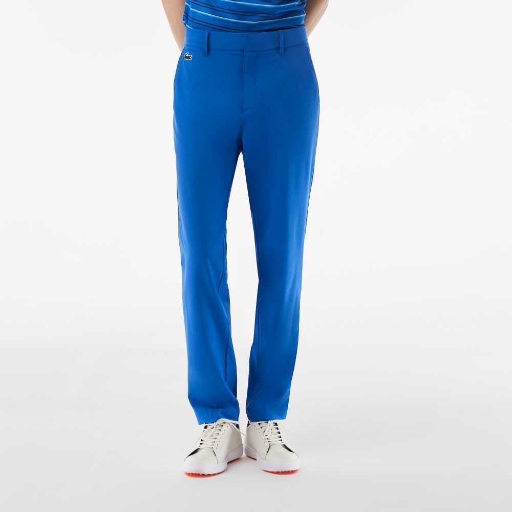 Lacoste SPORT Stretch Golf Chinos Blå | DWNJC-3684