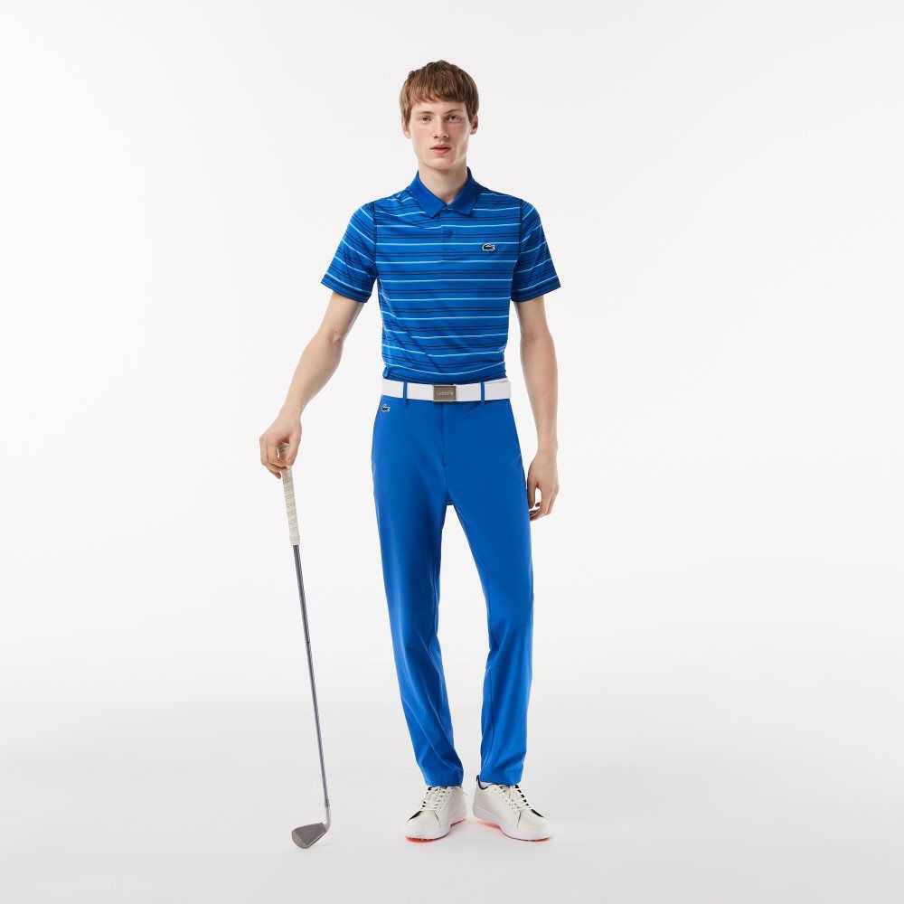 Lacoste SPORT Stretch Golf Chinos Blå | DWNJC-3684