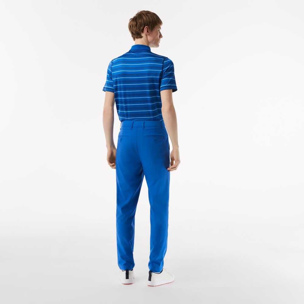 Lacoste SPORT Stretch Golf Chinos Blå | DWNJC-3684