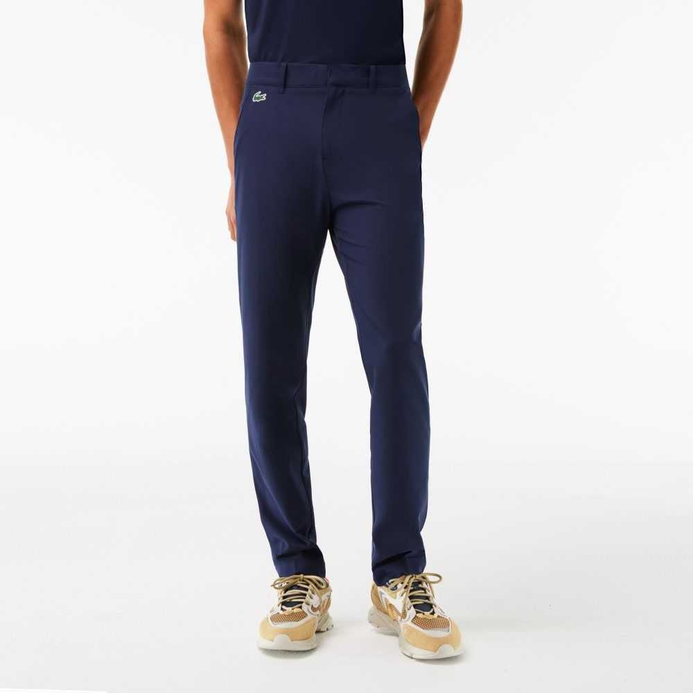 Lacoste SPORT Stretch Golf Chinos Marinblå Blå | EMSIG-4507