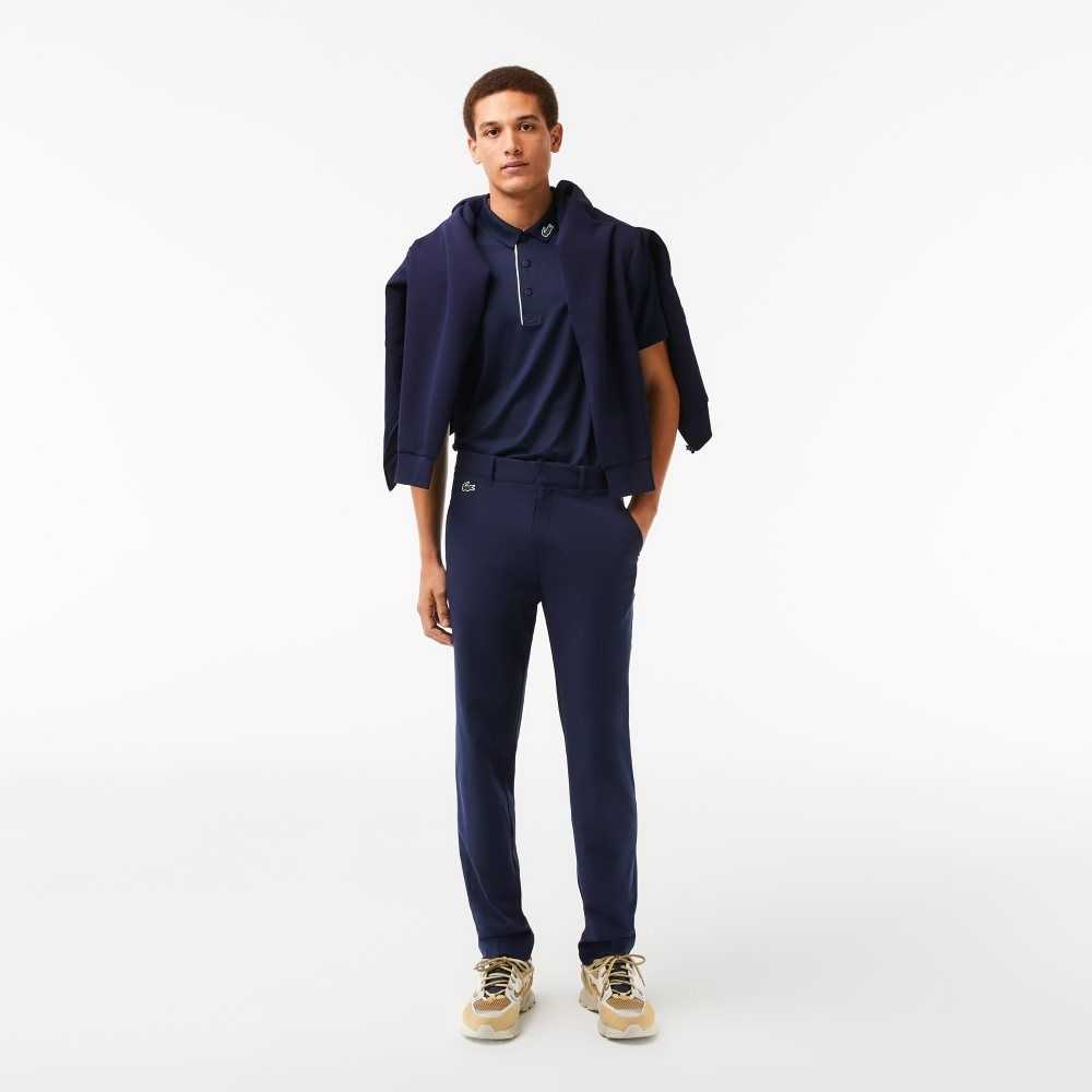 Lacoste SPORT Stretch Golf Chinos Marinblå Blå | EMSIG-4507