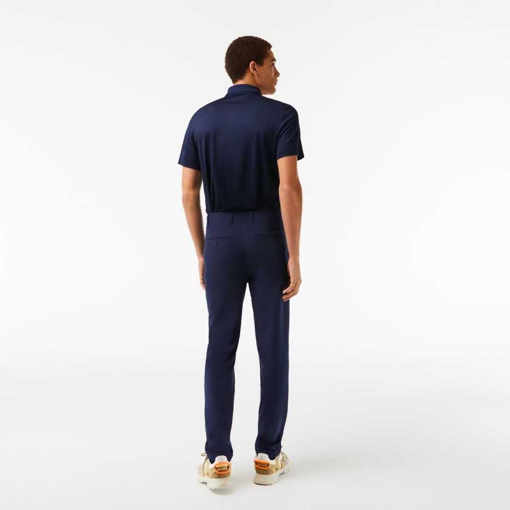 Lacoste SPORT Stretch Golf Chinos Marinblå Blå | EMSIG-4507