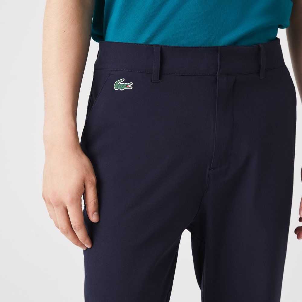 Lacoste SPORT Stretch Golf Chinos Marinblå Blå | EMSIG-4507