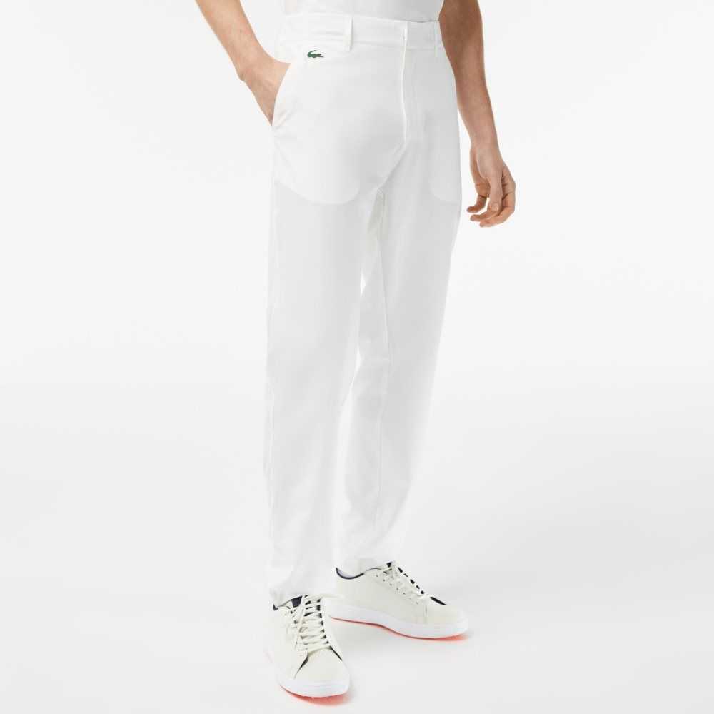 Lacoste SPORT Stretch Golf Chinos Vita | EXZML-7046