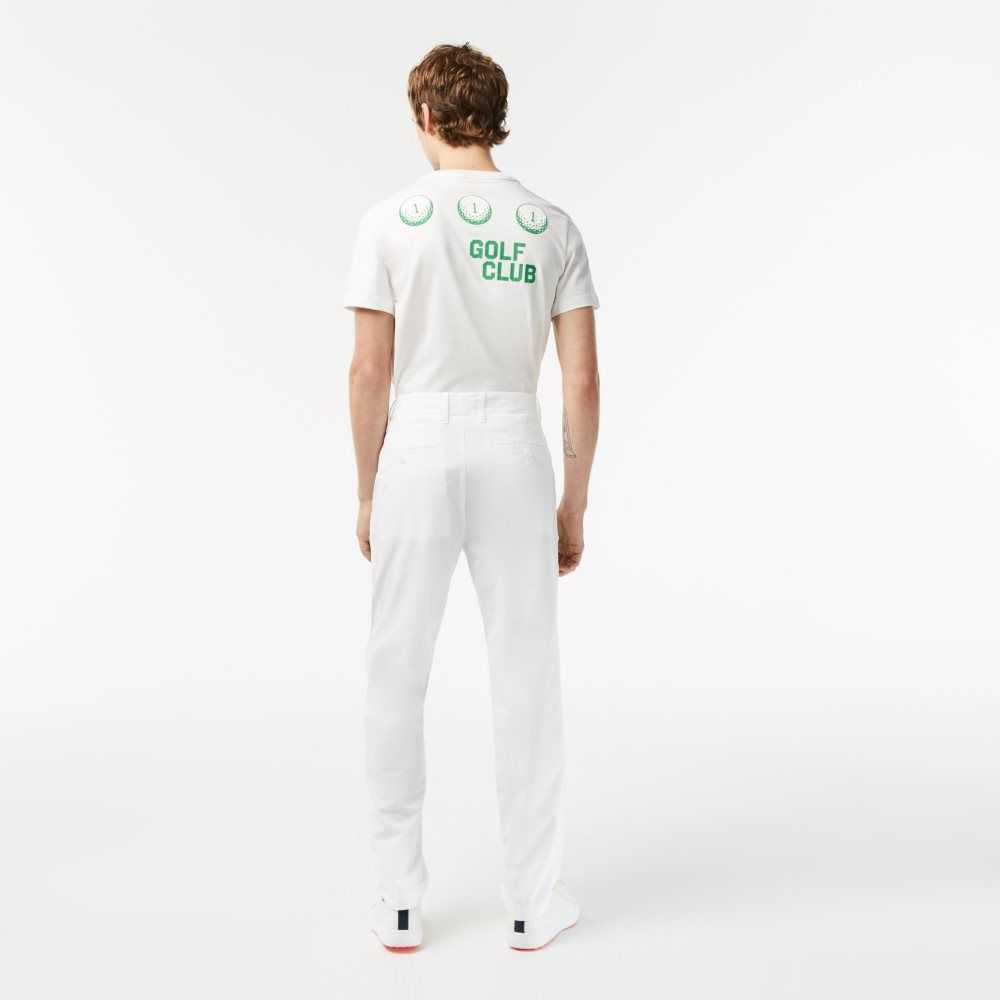 Lacoste SPORT Stretch Golf Chinos Vita | EXZML-7046