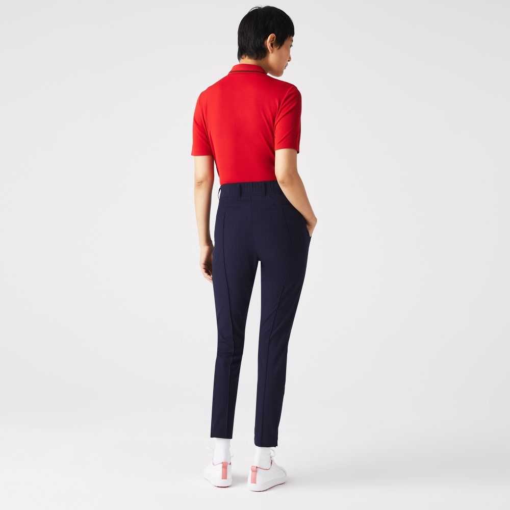 Lacoste SPORT Stretch Golf Marinblå Blå | EDGHS-9032