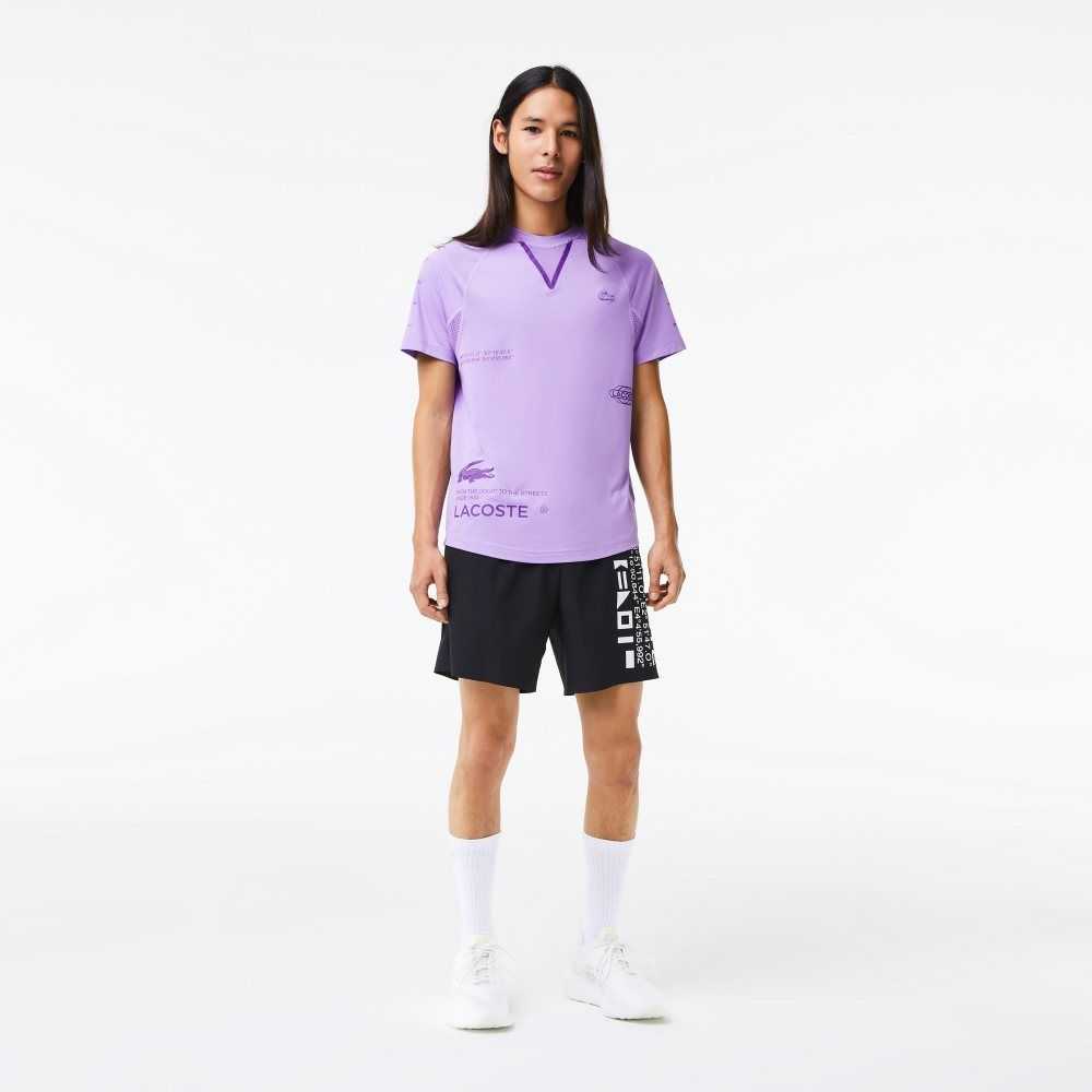 Lacoste SPORT Stretch Jersey Lila | MCLNK-7061