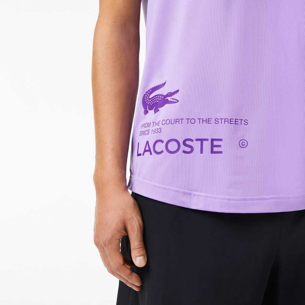 Lacoste SPORT Stretch Jersey Lila | MCLNK-7061