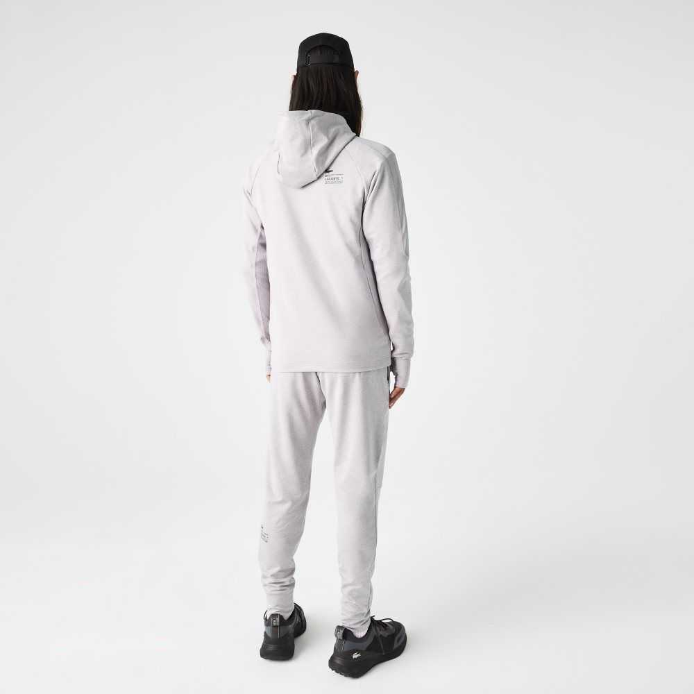 Lacoste SPORT Stretch Zip Grå Ljusgrå | PHDIN-4780