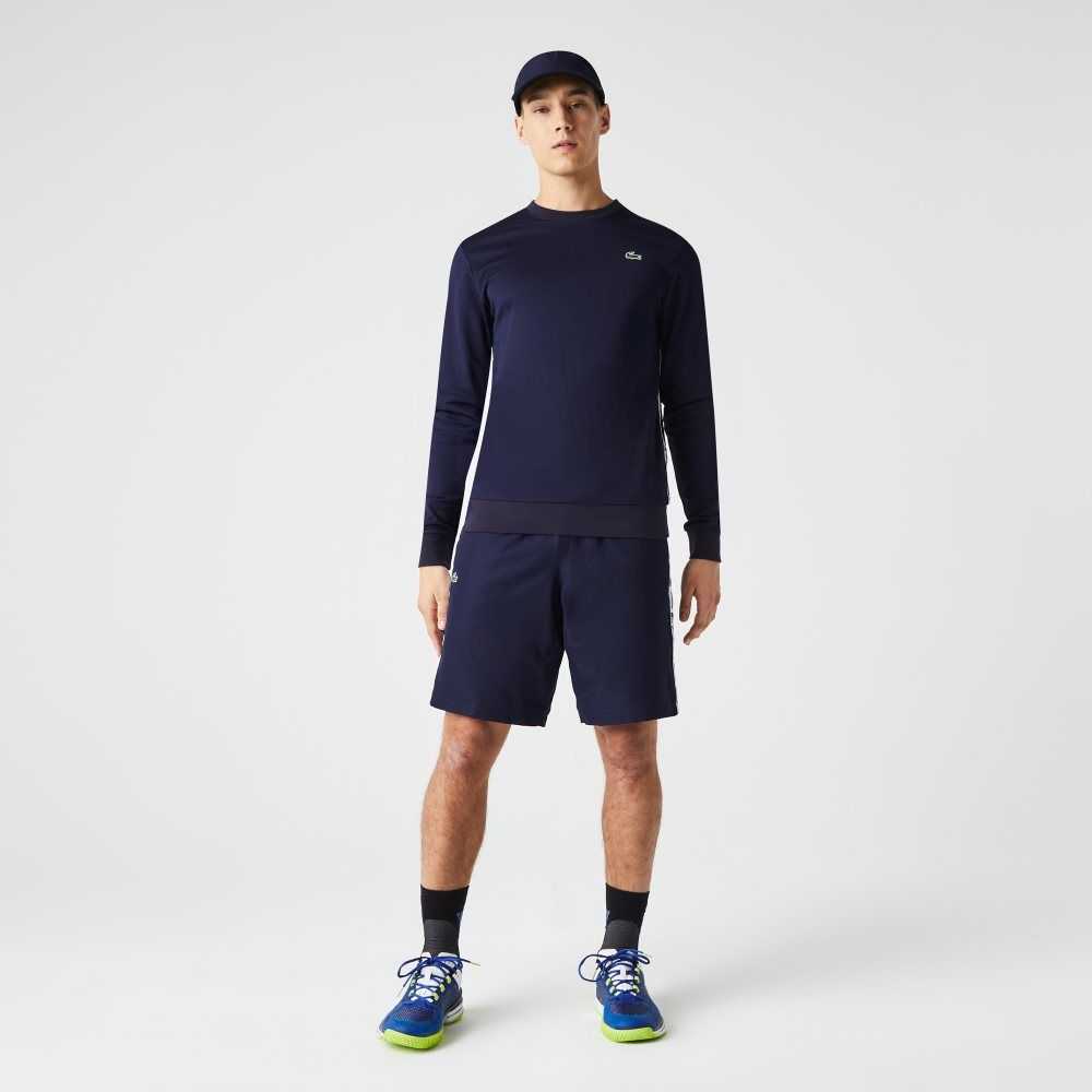 Lacoste SPORT Taffeta Tennis Marinblå Blå | ZBWPK-2893