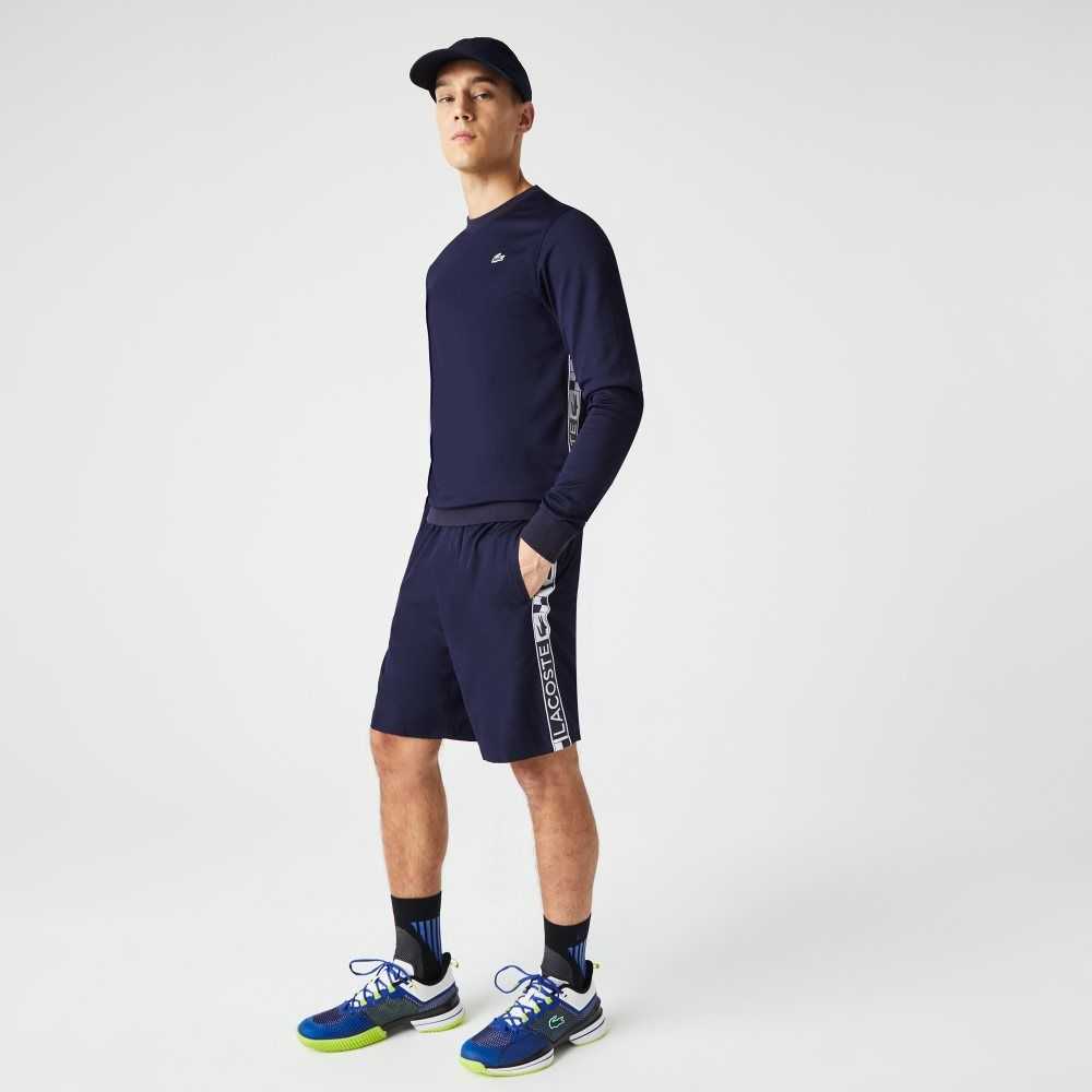 Lacoste SPORT Taffeta Tennis Marinblå Blå | ZBWPK-2893