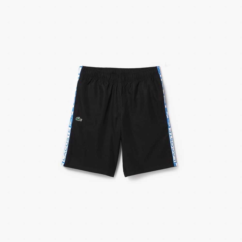 Lacoste SPORT Taffeta Tennis Svarta | IFZKL-2937