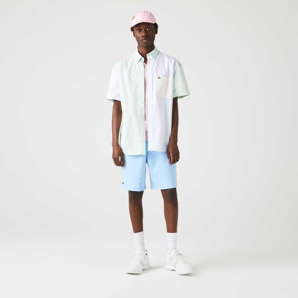 Lacoste SPORT Tennis Fleece Blå | FLPIU-0125