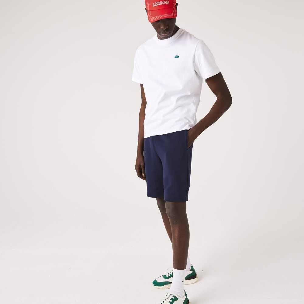 Lacoste SPORT Tennis Fleece Marinblå Blå | MYSEJ-7368